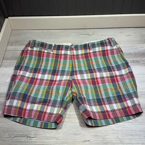Polo Ralph Lauren Men's Shorts Sz 40 Authentic India Madras Plaid Multicolor